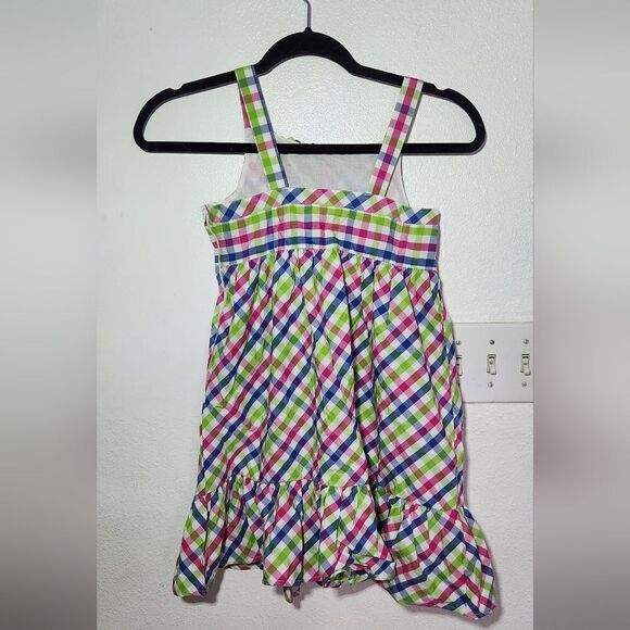 New Gymboree Girls Gingham Multicolor Dress Size 7 - Picture 7 of 7